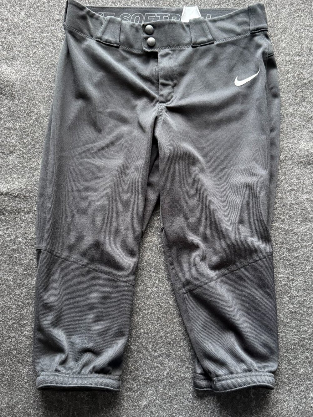 Nike Team Girls Youth Large Black Softball Uniform Pants Knickers